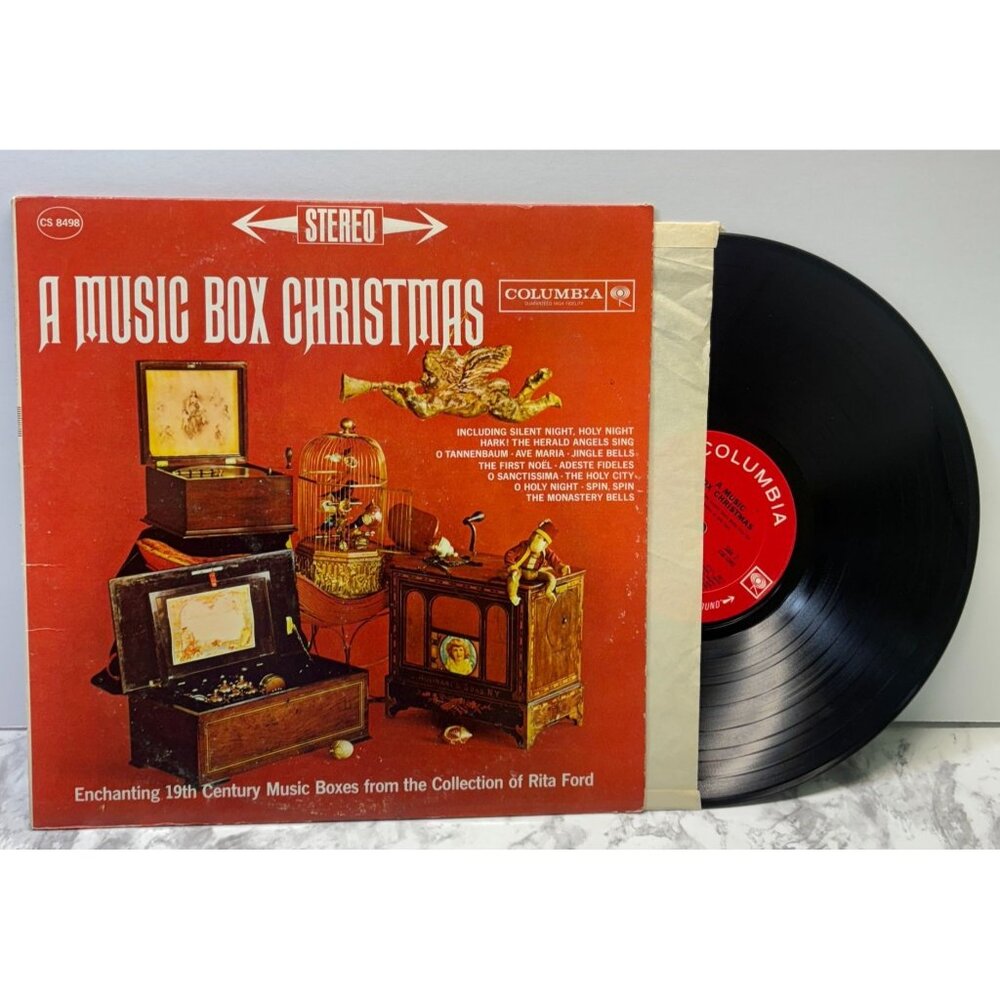 A Music Box Christmas Vinyl LP Rita Ford Columbia CS 8498 Stereo Holiday Music
